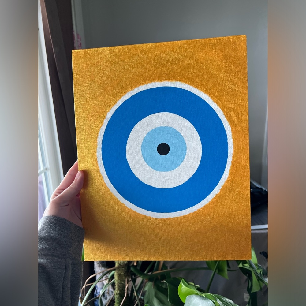 Golden evil eye 🧿 for protection